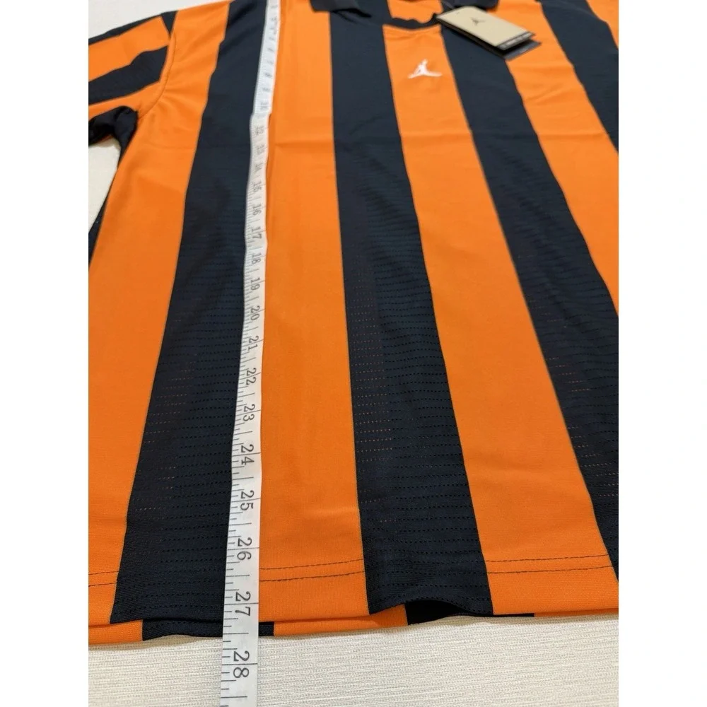 Nike Jordan Brooklyn Collegiate Goalie Shirt Mens Size L Orange HV0107-010 NWT